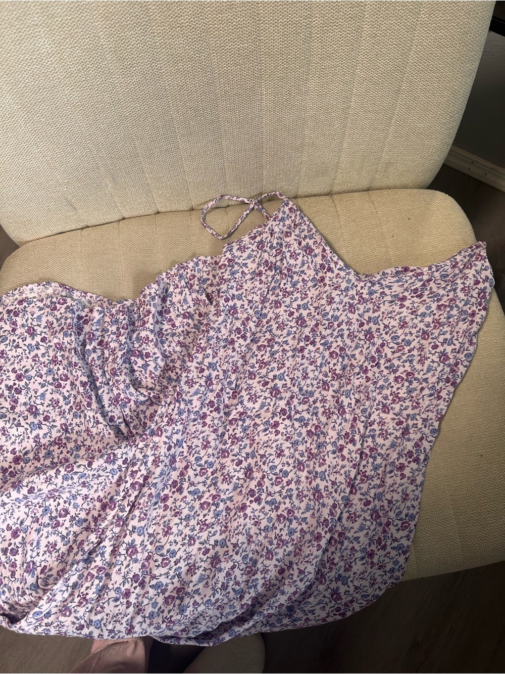 Reformation Purple Floral Dress size 6